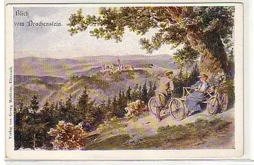 12352 Ak Lithographie Blick vom Drachenstein um 1910