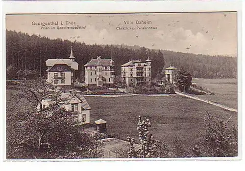 12315 Ak Georgenthal à Thuringe Villa Damheim vers 1920