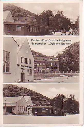 12302 Ak Sarrebruck Bureau des douanes "Goldene Bremm" 1938