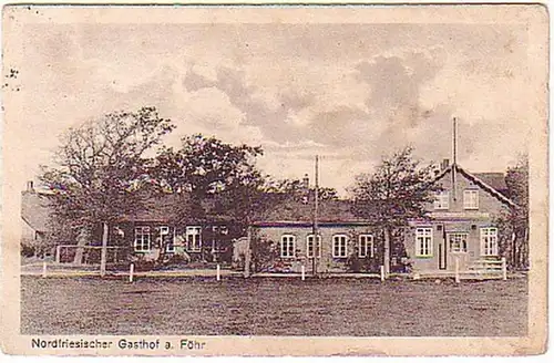12288 Ak Nordfriesischer Gasthof auf Föhr um 1925
