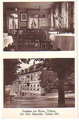 12259 Ak Triberg Schwarzwald Hostal zu Krone 1936