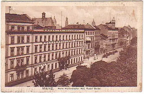 12256 Ak Mayence Hotel Hotels Hof Hollandais 1926