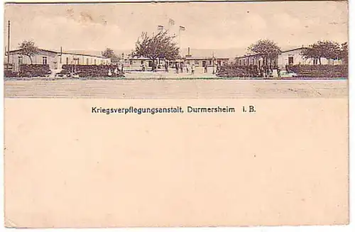 12254 Ak Kriegsverpflegungsanstalt Durmersheim um 1915