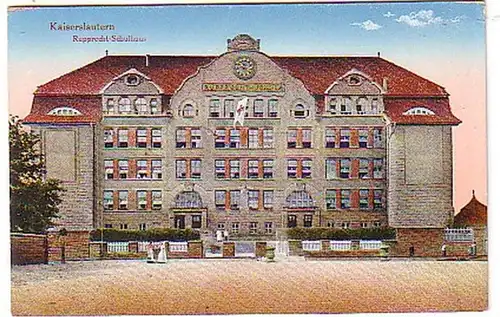 12230 Ak Kaiserslautern Rupprecht Schulhaus um 1910
