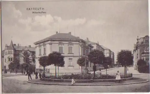 12214 Ak Bayreuth Wilhelm place vers 1910