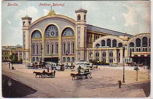 12196 Ak Berlin Szczeciner Bahnhof vers 1910