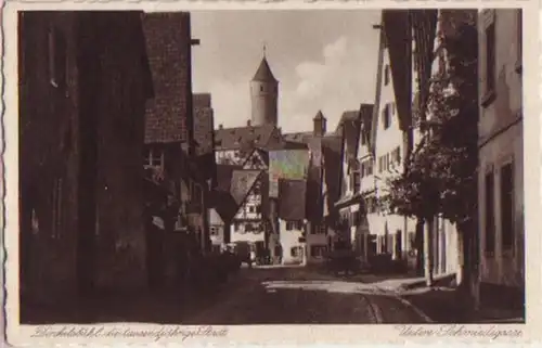 12185 Ak Dinkelsbühl Basse Schmiedsgasse vers 1930