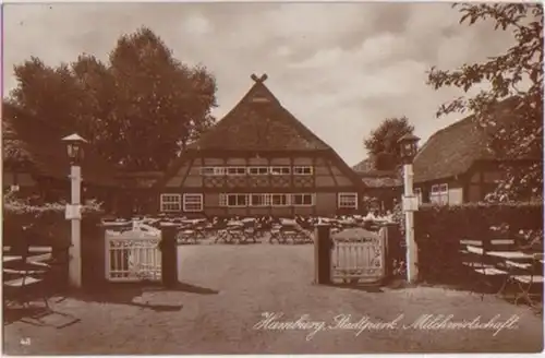 12181 Ak Hamburg Stadtpark L'économie laitière vers 1920