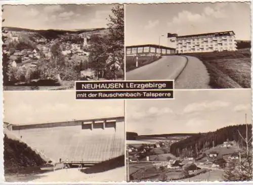 12164 Mehrbild Ak Neuhausen im Erzgebirge 1970