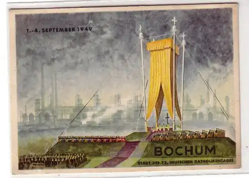 12159 Ak Bochum 73e Journée catholique allemande 1949