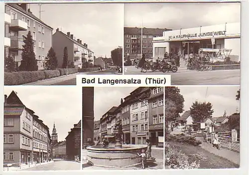 12153 Mehrbild Ak Bad Langensalza Thüringen 1983