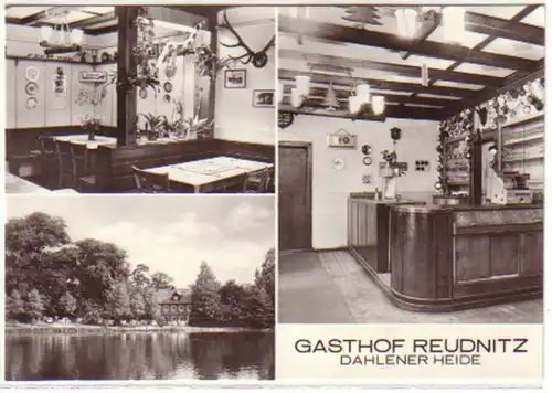 12144 Multi-image Ak Dahlener Heide Gasthof Reudnitz 1979