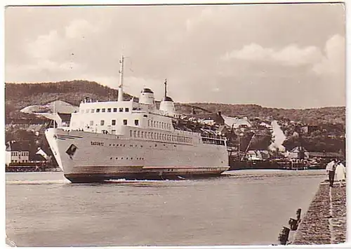 12125 Ak Sassnitz Eisenbahnfähre "MS Sassnitz" 1959