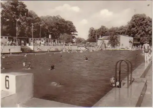 12120 Ak Osterburg Altmark Waldschwimmbad 1978