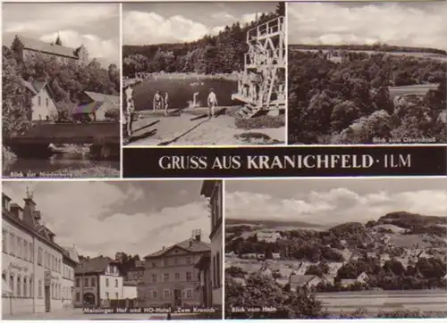 12101 Multi-image Ak Gruss de Kranichfeld Ilm 1967