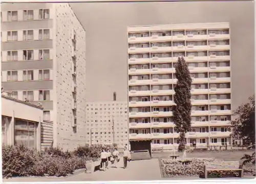 12091 Ak Gera Nouvelles constructions sur la place de la République 1977