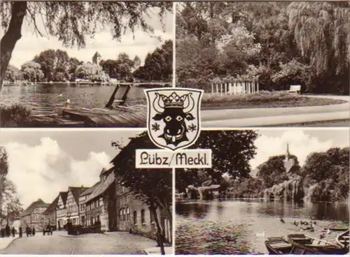 12070 Multi-image Ak Lübz in Mecklembourg 1970