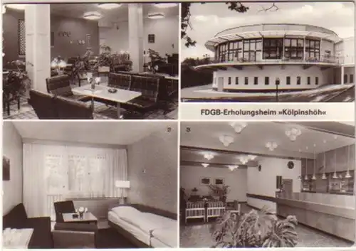 12068 Ak Loddin Kreis Wolgast FDGB Erholungsheim 1985