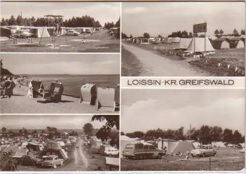 12064 Mehrbild Ak Loissin Kreis Greifswald 1982