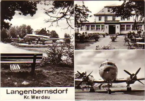 12062 Mehrbild Ak Langenbernsdorf Kreis Werdau 1978
