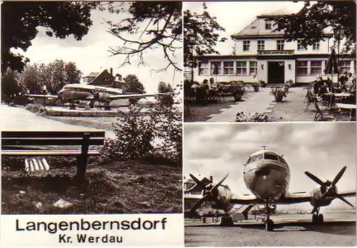 12062 Multi-image Ak Langenbernsdorf Kreis Werdau 1978