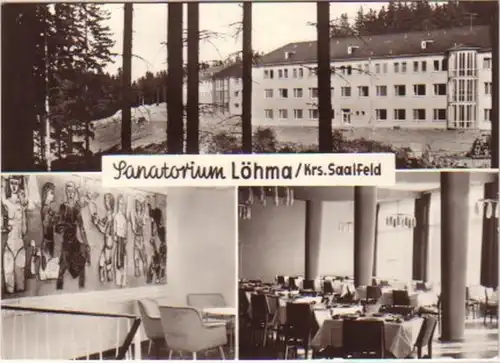 12055 Ak Sanatorium Löhme Kreis Saalfeld 1970