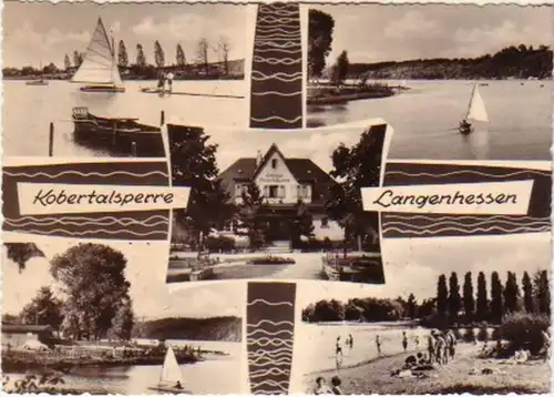 12039 Multi-image Ak Kobertalbarrière Langenhessen 1966