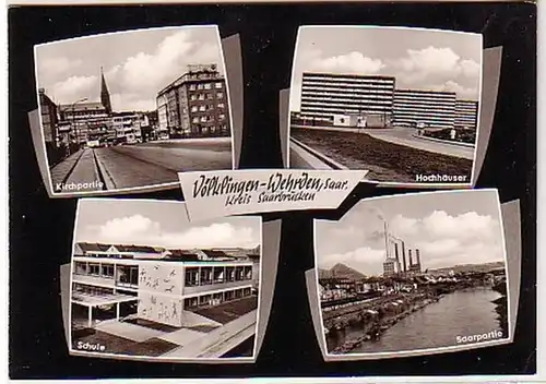 12038 Mehrbild Ak Völklingen Wehrden Saarland um 1960
