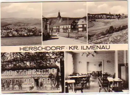 12030 Multi-image Ak Herschdorf Kreis Ilmenau 1976