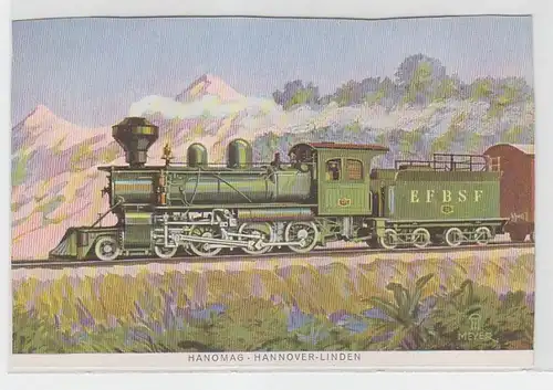 12024 Ak Hanomag Hannover Linden Locomotive de train de voyageurs Brésil vers 1930