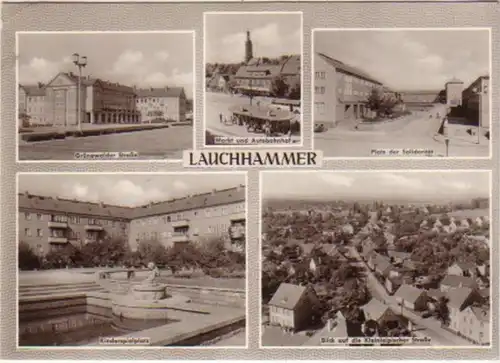 12019 Mehrbild Ak Lauchhammer Autobahnhof usw. 1968