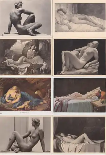 12014/8 Erotik Ak weibliche Aktdarstellungen um 1935