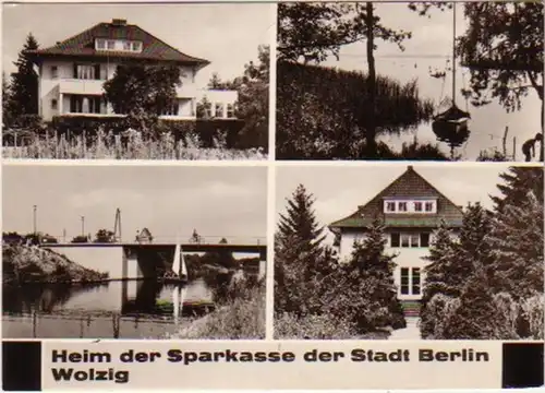 12006 Ak Wolzig Heim der Spasskasse Berlin 1968
