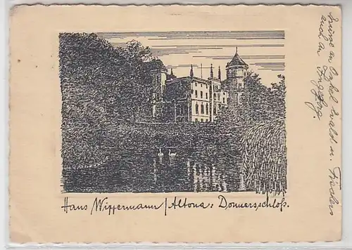 12000 Ak Altona Donnerschloß Haus Wippermann 1936