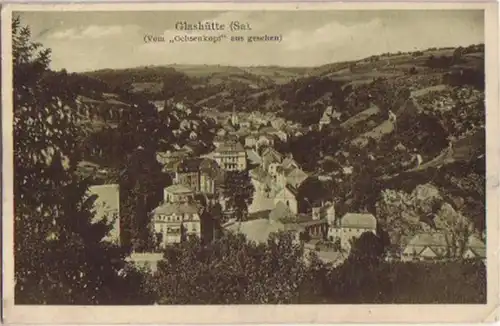 11984 Ak Glashütte vom Ochsenkopf aus gesehen 1930