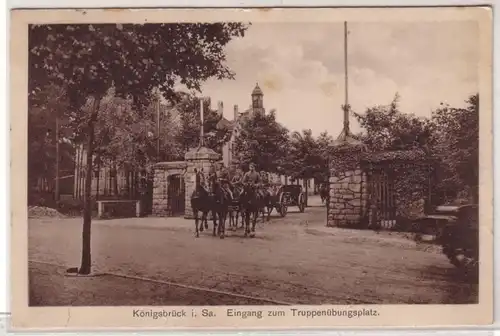 11983 Ak place d'exercice militaire Königsbrück entrée 1926