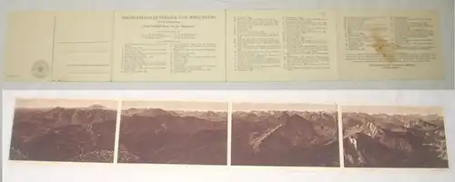 11981 4x Black Ak Vue panoramique du Hirschberg vers 1930