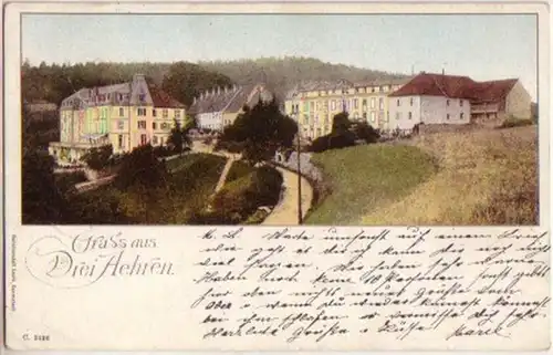 11979 Ak Gruß aus Drei Aehren Ober Elsass 1908