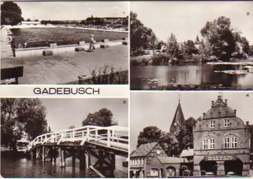 11970 Multi-image Ak Gadebush Stadtbad, etc. 1985