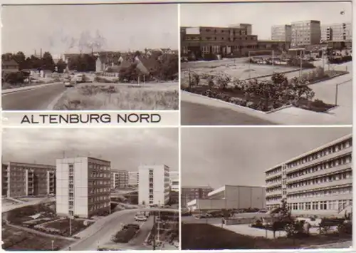 11968 Mehrbild Ak Altenburg Neubaugebiet Nord 1985