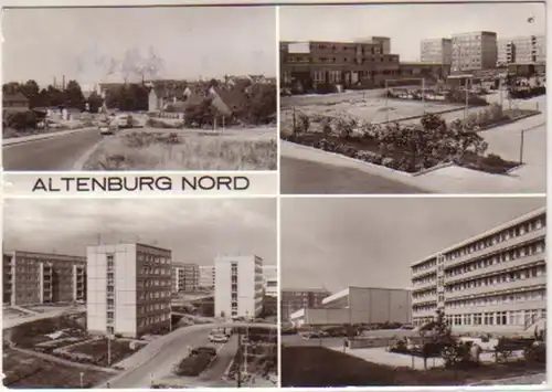 11968 Multi-image Ak Altenburg Nouvelle zone Nord 1985