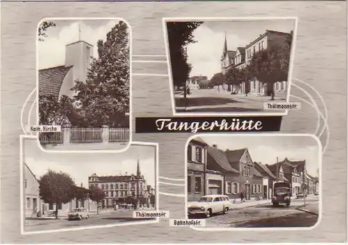 11923 Multi-image Ak Tangerhütte Bahnhofstraße, etc. 1965