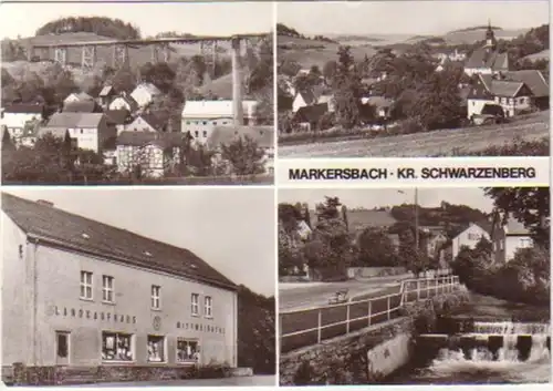11911 Mehrbild Ak Markersbach Kr. Schwarzenberg 1985