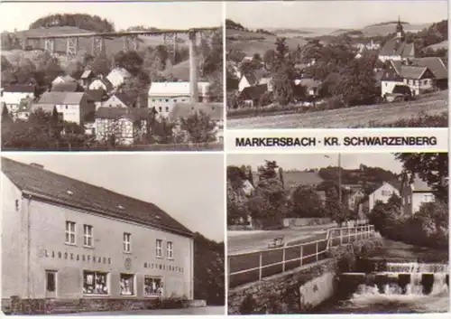 11911 Multi-image Ak Markersbach Kr. Schwarzenberg 1985