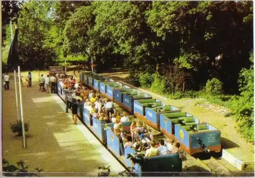 11889 Ak Halle Saale Pioneisenbahn Peißnitz 1981