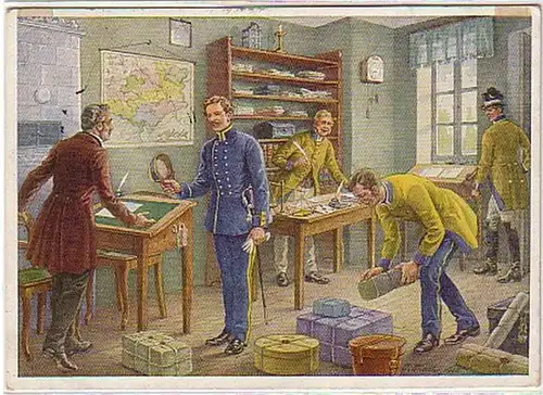 11867 Ak Poststube avec les agents de poste 1852 de 1941