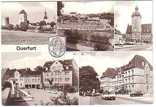 11821 Mehrbild Ak Querfurt POS "Philipp Müller" 1984