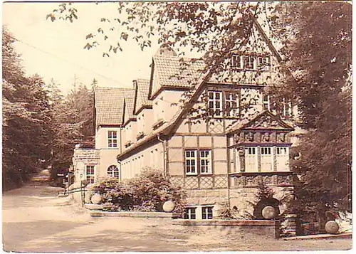 11793 Ak Saalfeld Saale HO Gaststätte um 1960