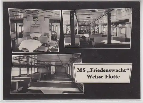 11792 Mehrbild Ak MS "Friedenswacht" Weisse Flotte 1965