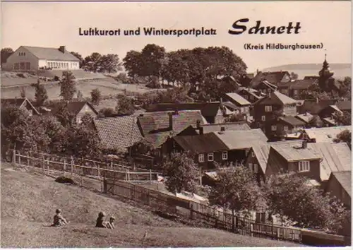 11790 Ak Schnett Kreis Hildburghausen 1970